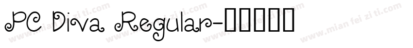PC Diva Regular字体转换